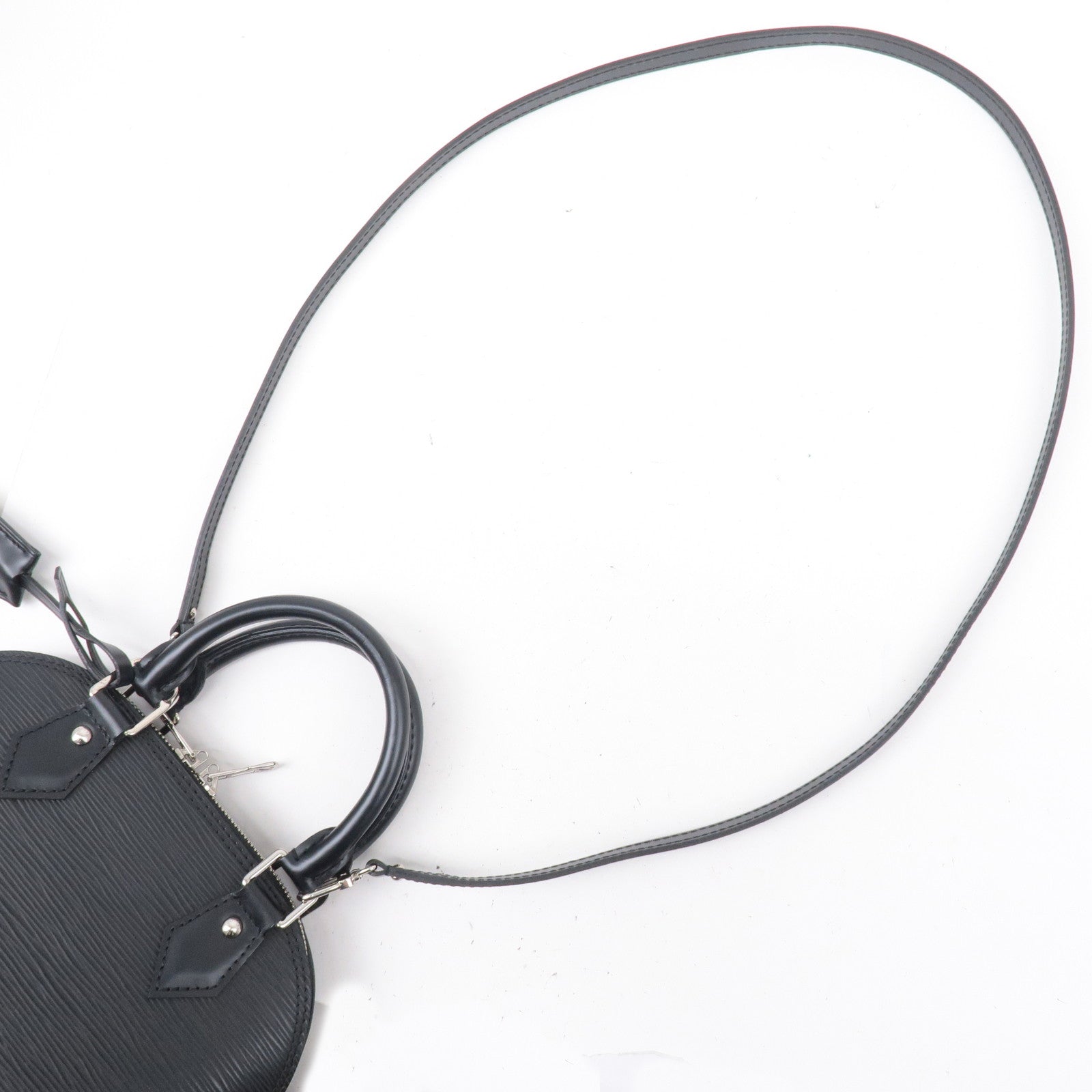 Louis Vuitton Epi Alma BB 2Way Shoulder Bag Noir Black M40862