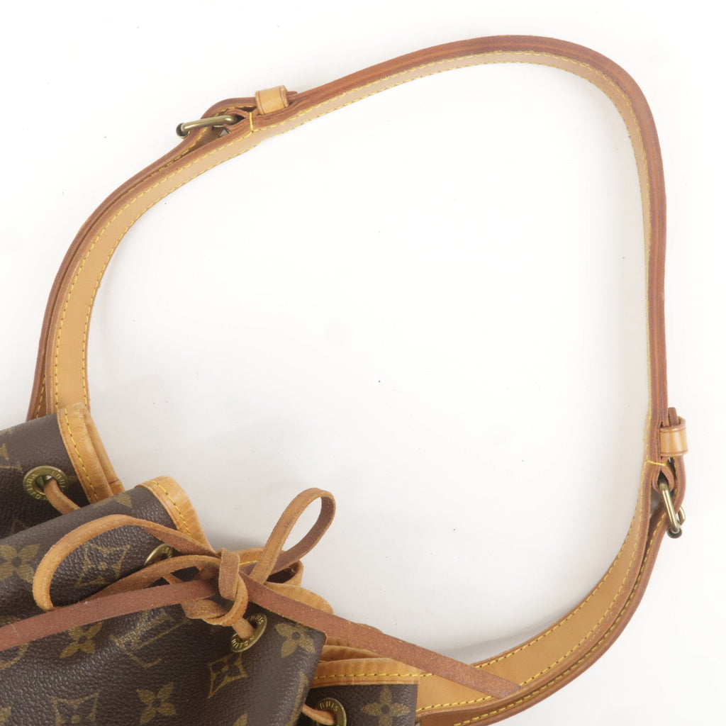 Louis Vuitton Monogram Petit Noe Shoulder Bag Brown M42226