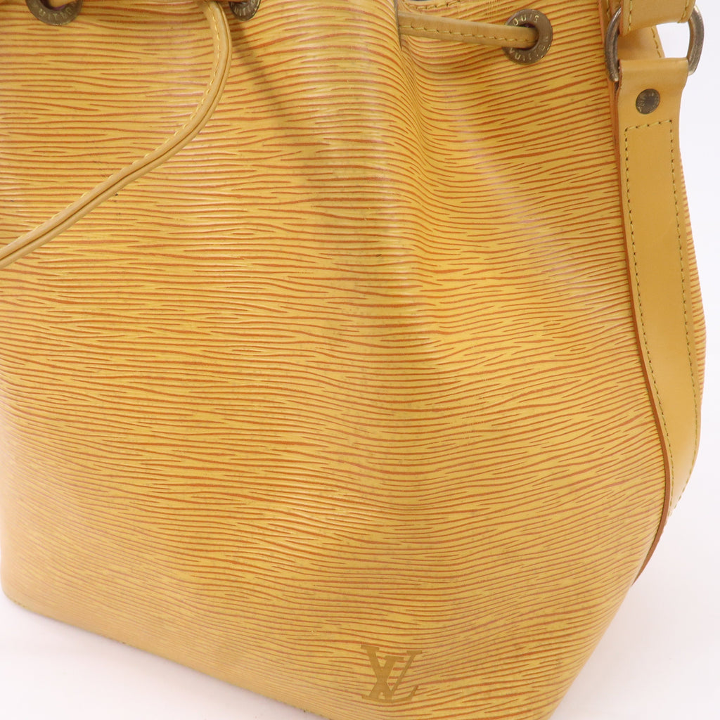 AuthenticLouis Vuitton Epi Petit Noe Shoulder Bag Tassili Yellow M44109