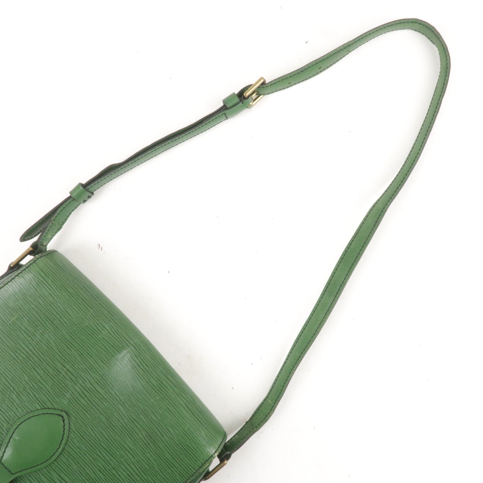 Louis Vuitton Epi Saint Cloud Shoulder Bag Borneo Green M52194