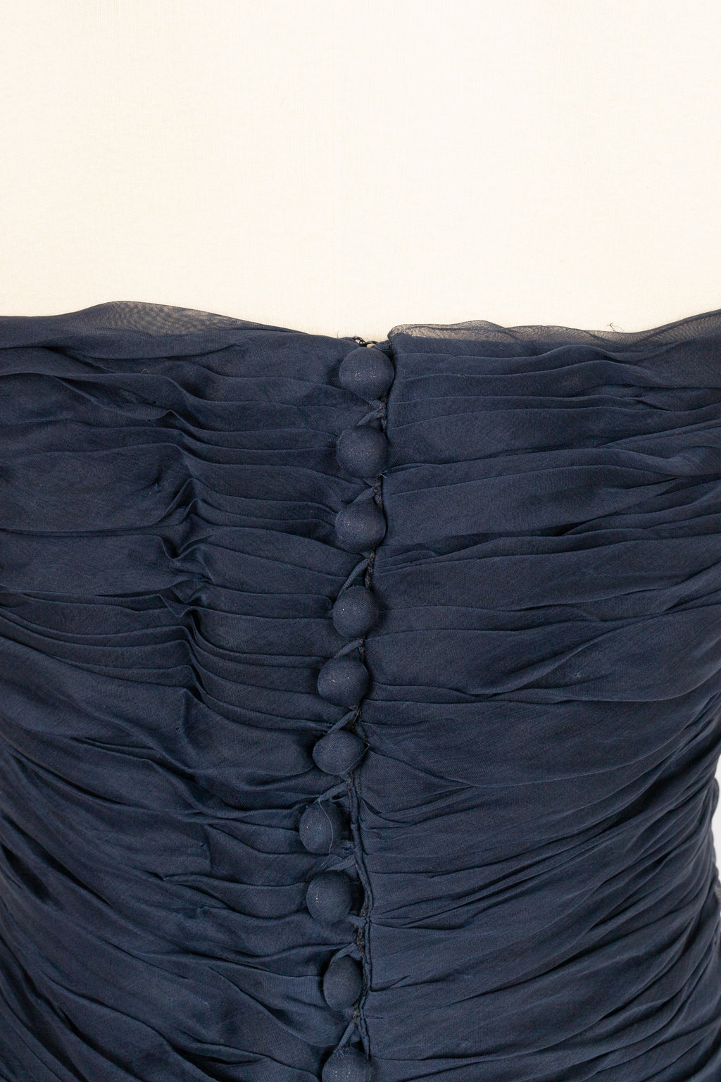 Robe bustier bleue Chanel