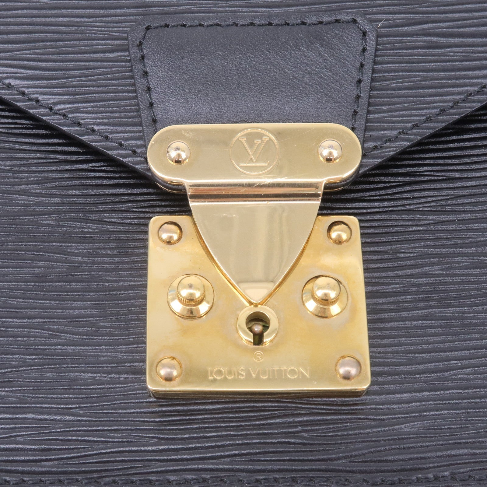 Louis Vuitton Set of 2 Epi Clutch Bag Black M52612 M52522
