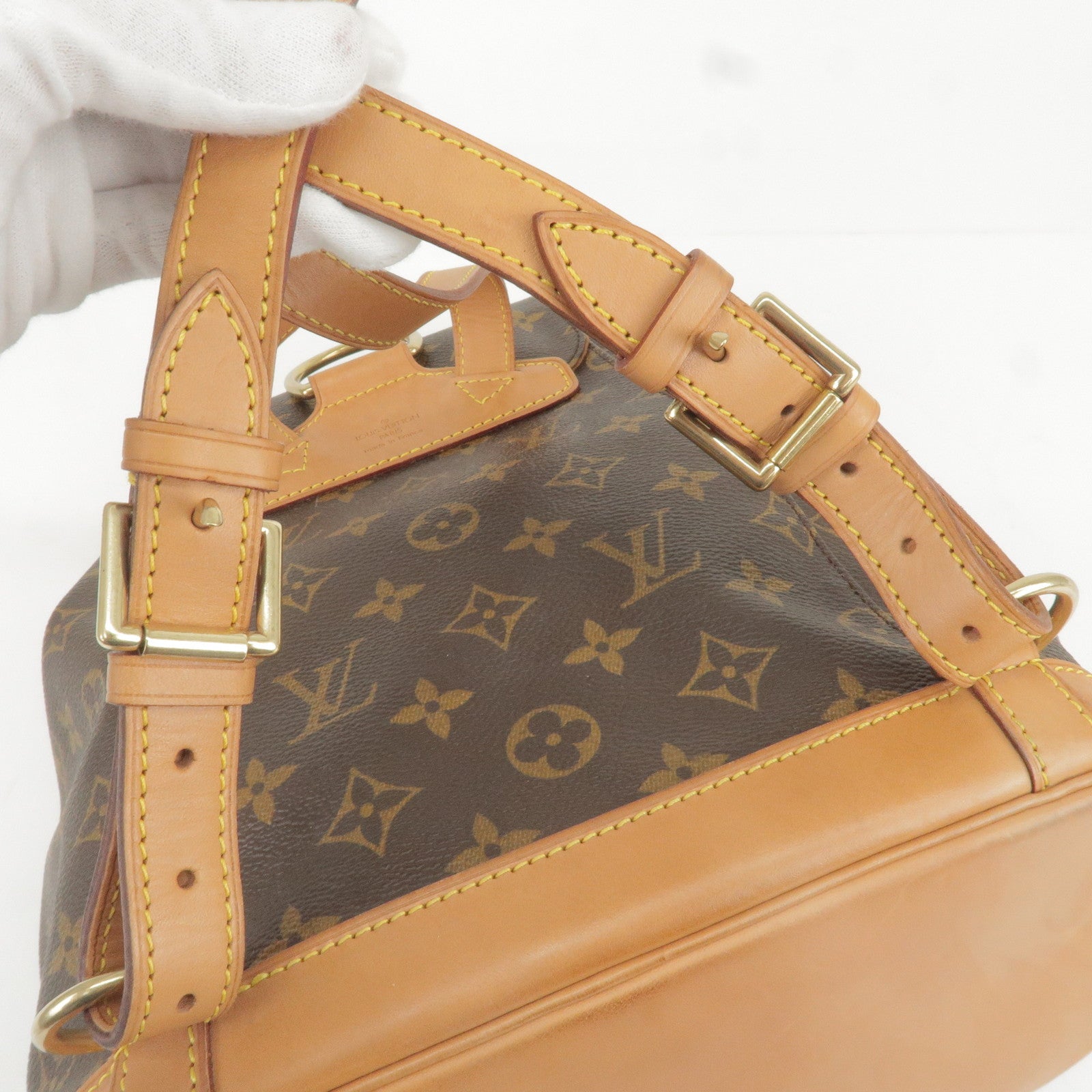 Louis Vuitton Monogram Montsouris MM Back Pack Bag M51136