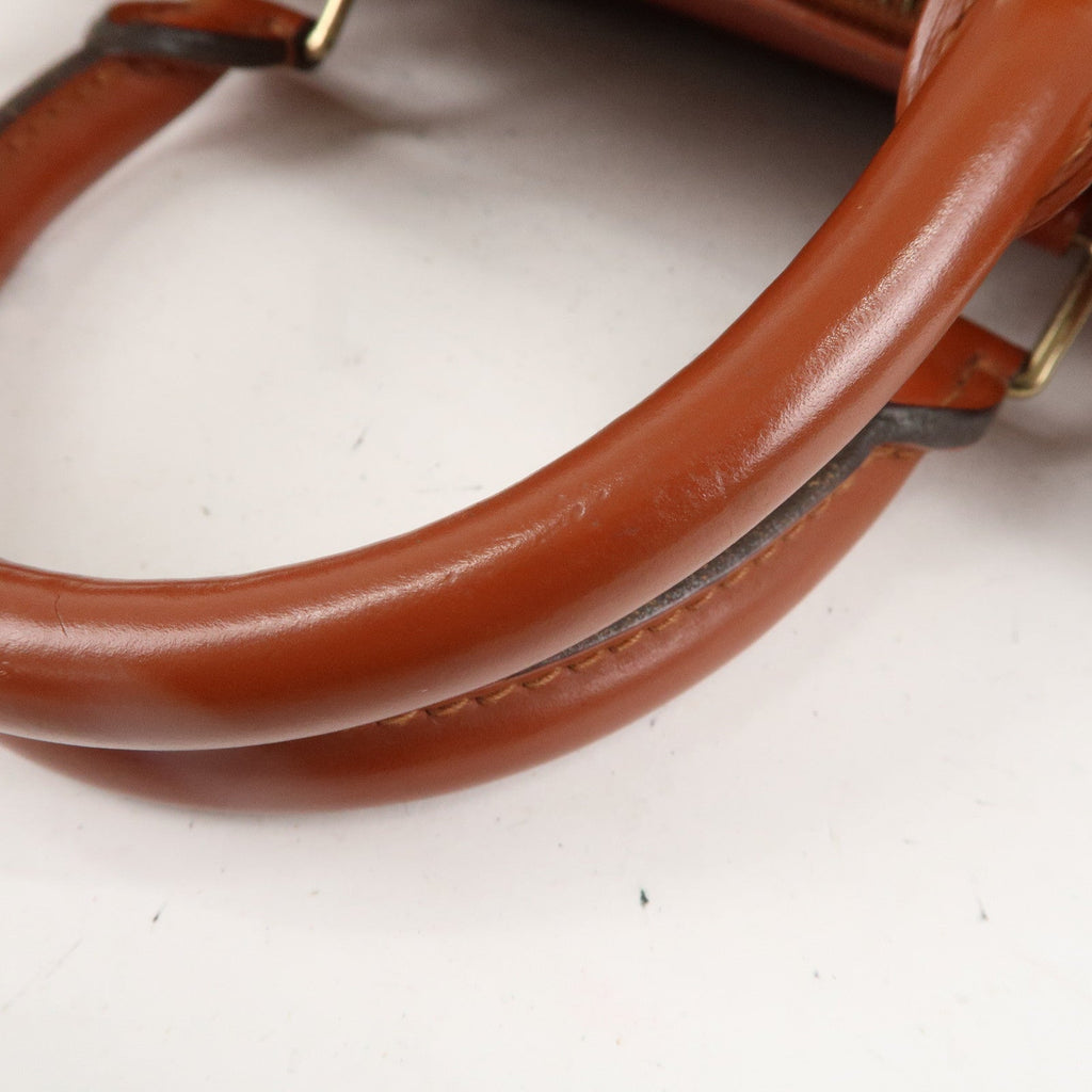 AuthenticLouis Vuitton Epi Speedy 25 Hand Boston Bag Kenya Brown M43013