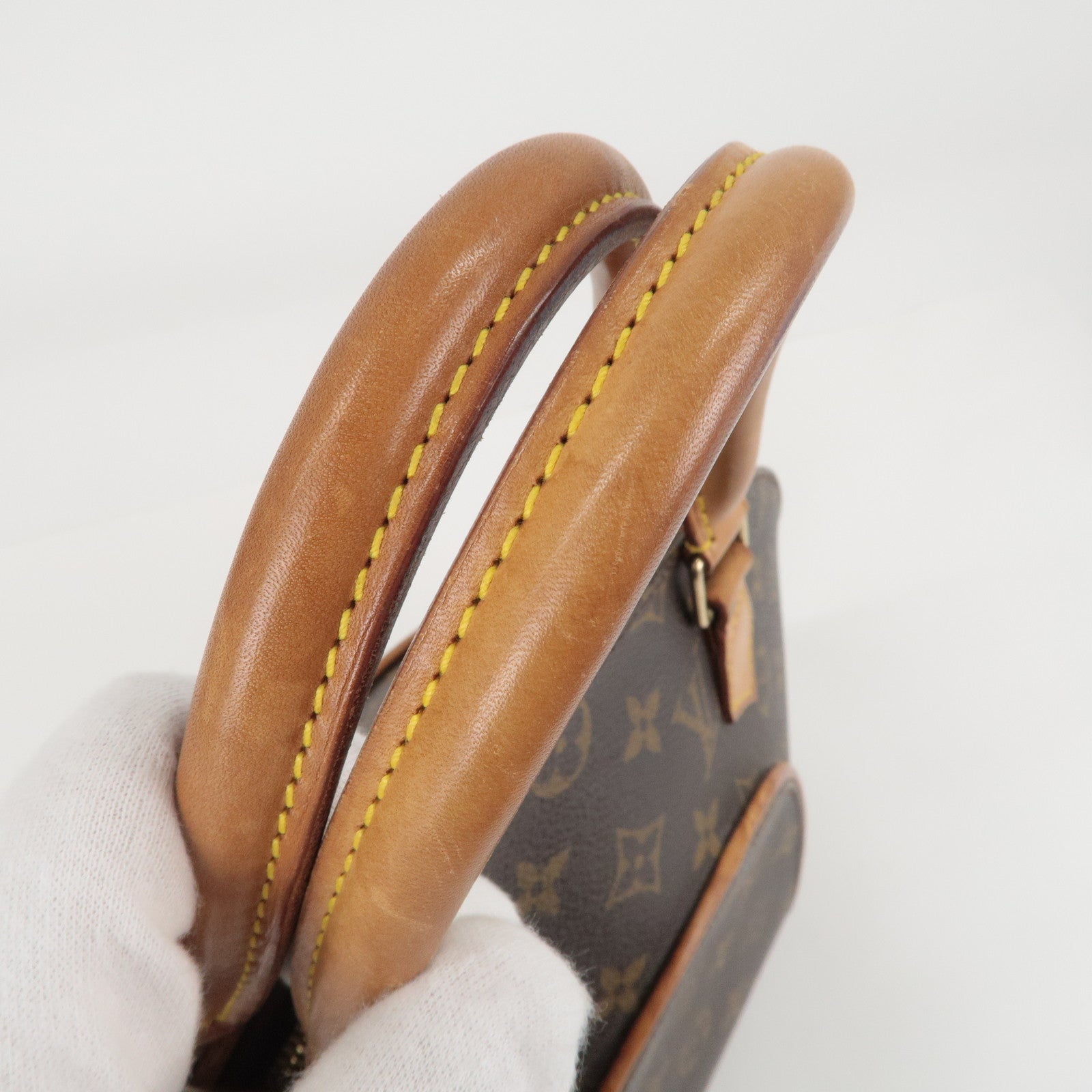 Louis Vuitton Monogram Ellipse PM Hand Bag Brown M51127