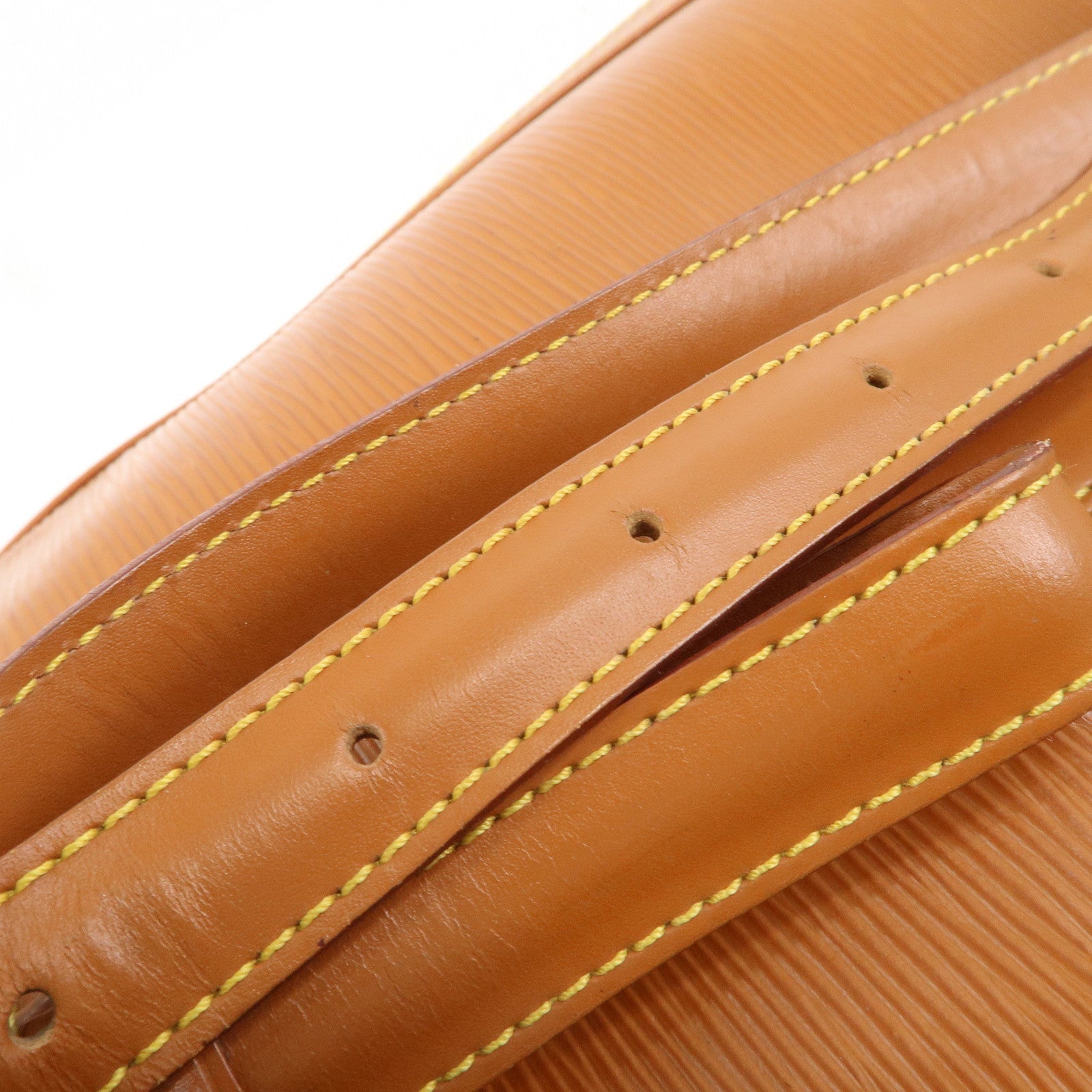 Louis Vuitton Epi Randonnee PM Laundry Bag Zipang Gold M52358