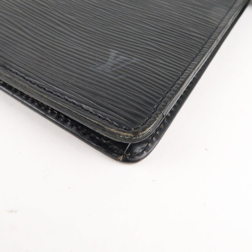 Louis Vuitton Epi Pochette Homme Clutch Bag Noir Black M52522