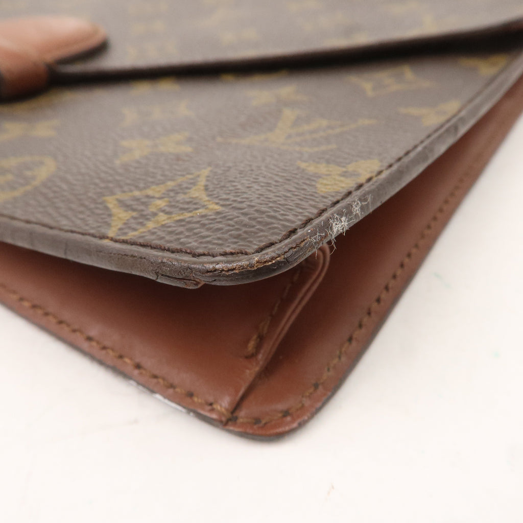 Louis Vuitton Monogram Ranelagh Clutch Bag Pouch Brown M51782