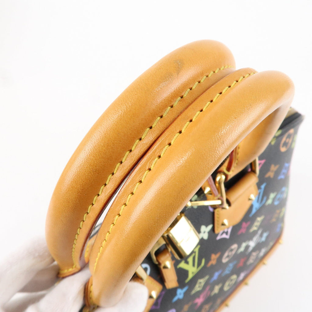 Louis Vuitton Monogram Multi Color Alma Hand Bag Noir M40442