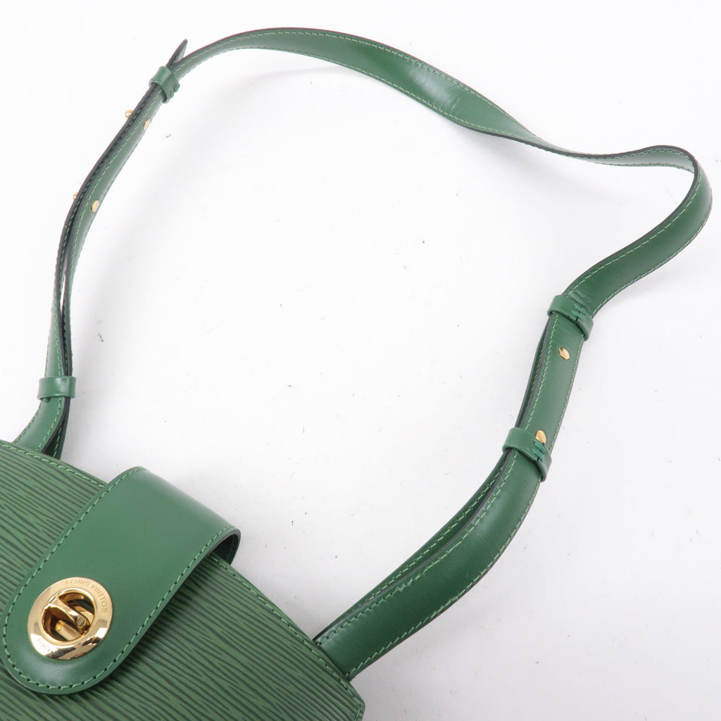 Louis Vuitton Epi Cluny Shoulder Bag Borneo Green M52254