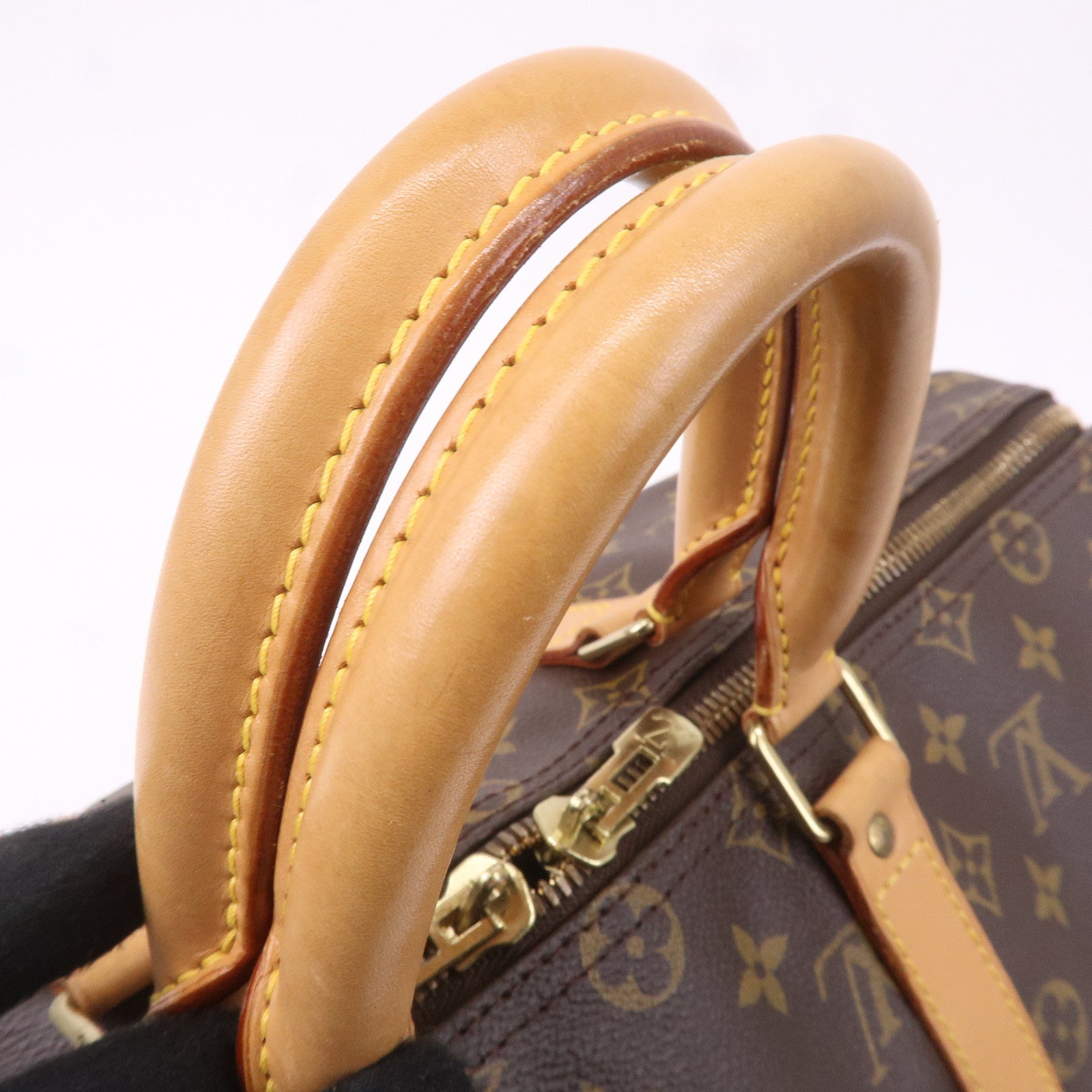 Louis Vuitton Monogram Keep All 45 Boston Bag Brown M41428