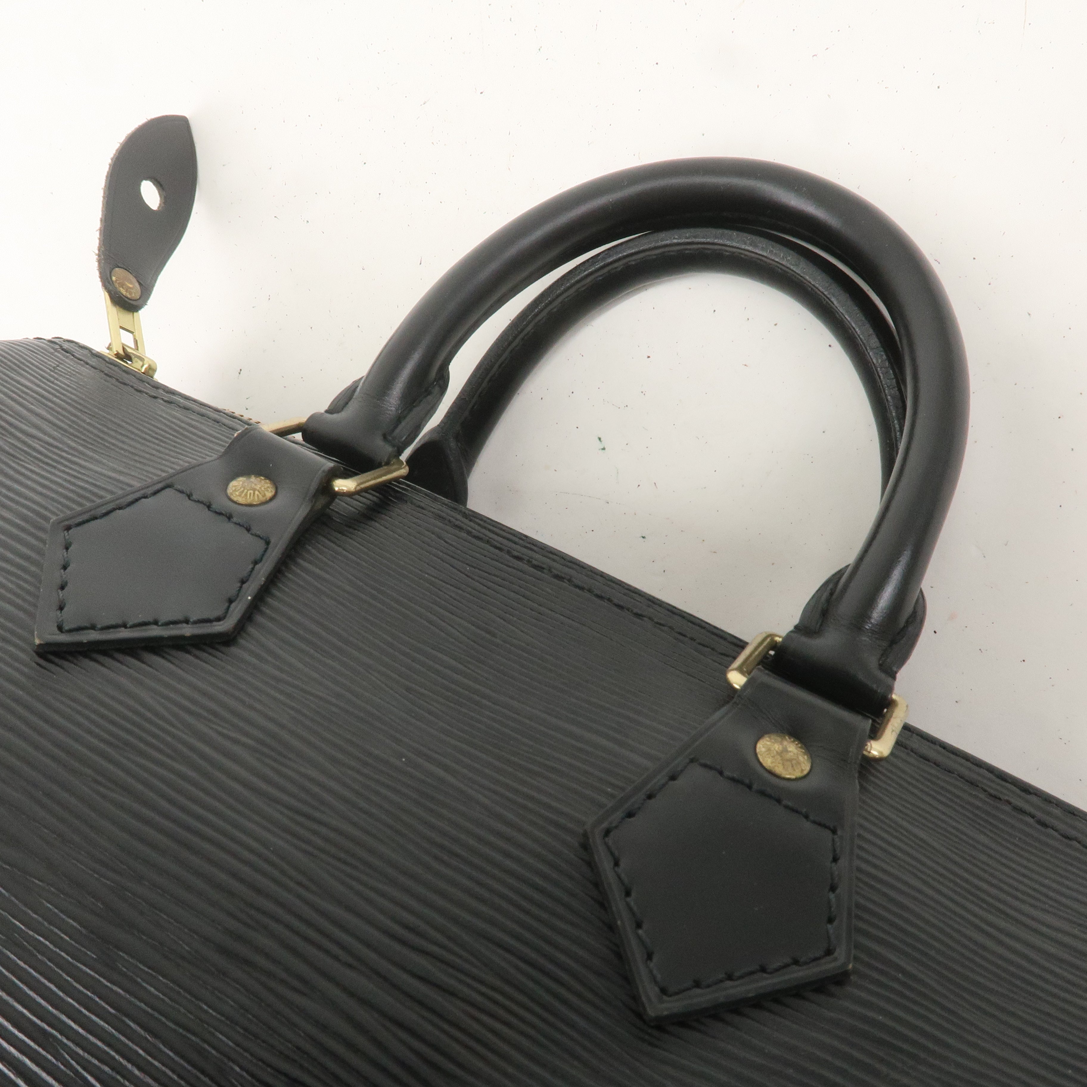 Louis Vuitton Epi Speedy 25 Boston Bag Hand Bag Noir Black M43012