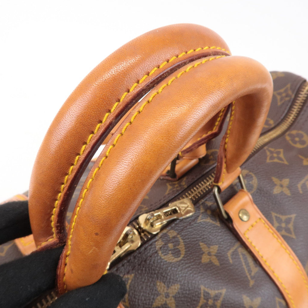 Louis Vuitton Monogram Keep All 45 Boston Bag Brown M41428