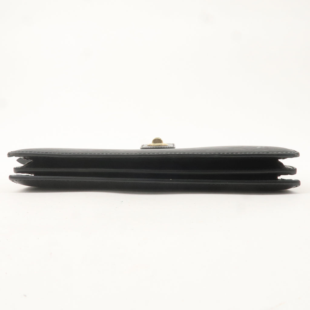Louis Vuitton Epi Capucines Shoulder Bag Noir Black M52342