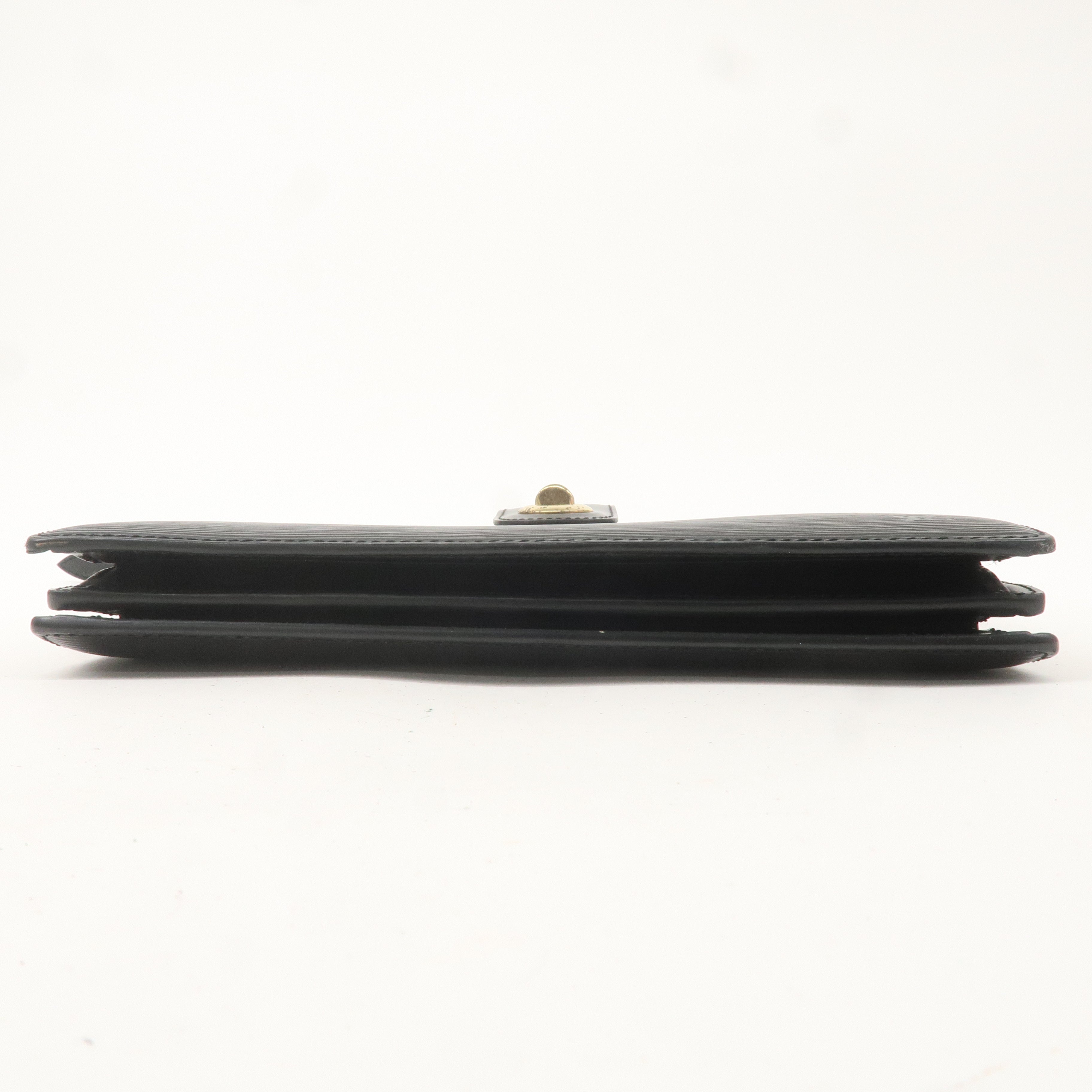 Louis Vuitton Epi Capucines Shoulder Bag Noir Black M52342
