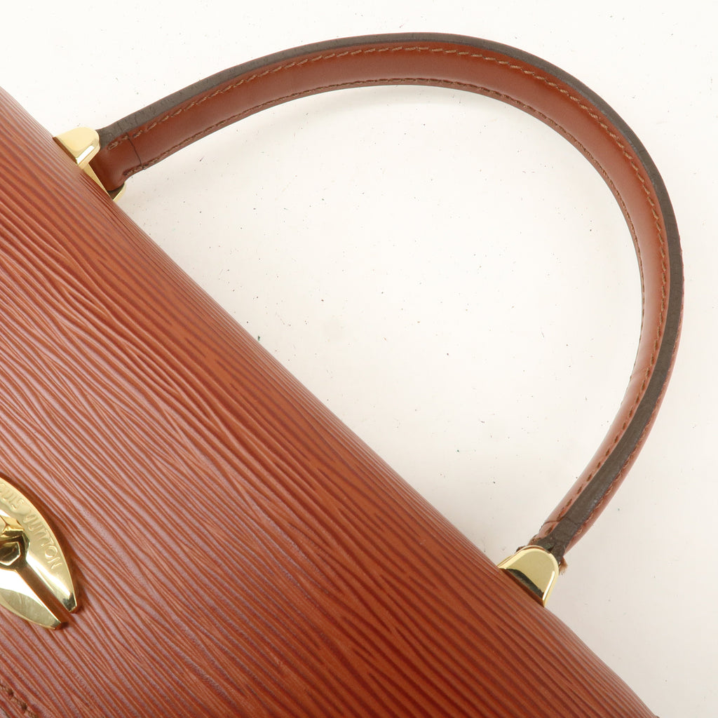 Louis Vuitton Epi Malselv Hand Bag Kenya Brown M52373