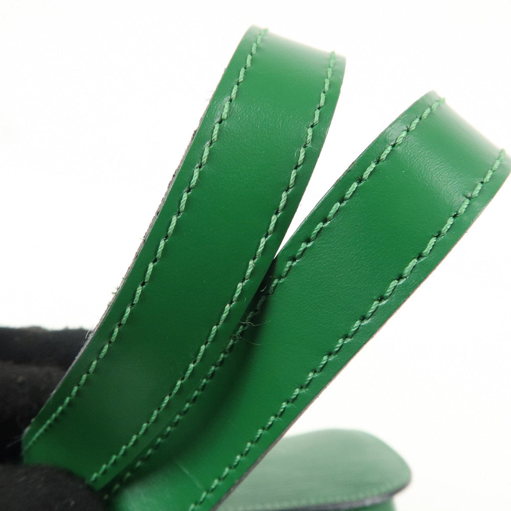 Louis Vuitton Epi Soufflot Pouch Hand Bag Borneo Green M52224