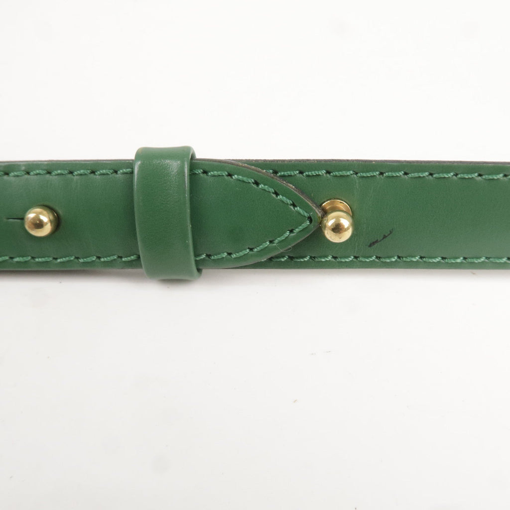 Louis Vuitton Epi Cluny Shoulder Bag Borneo Green M52254