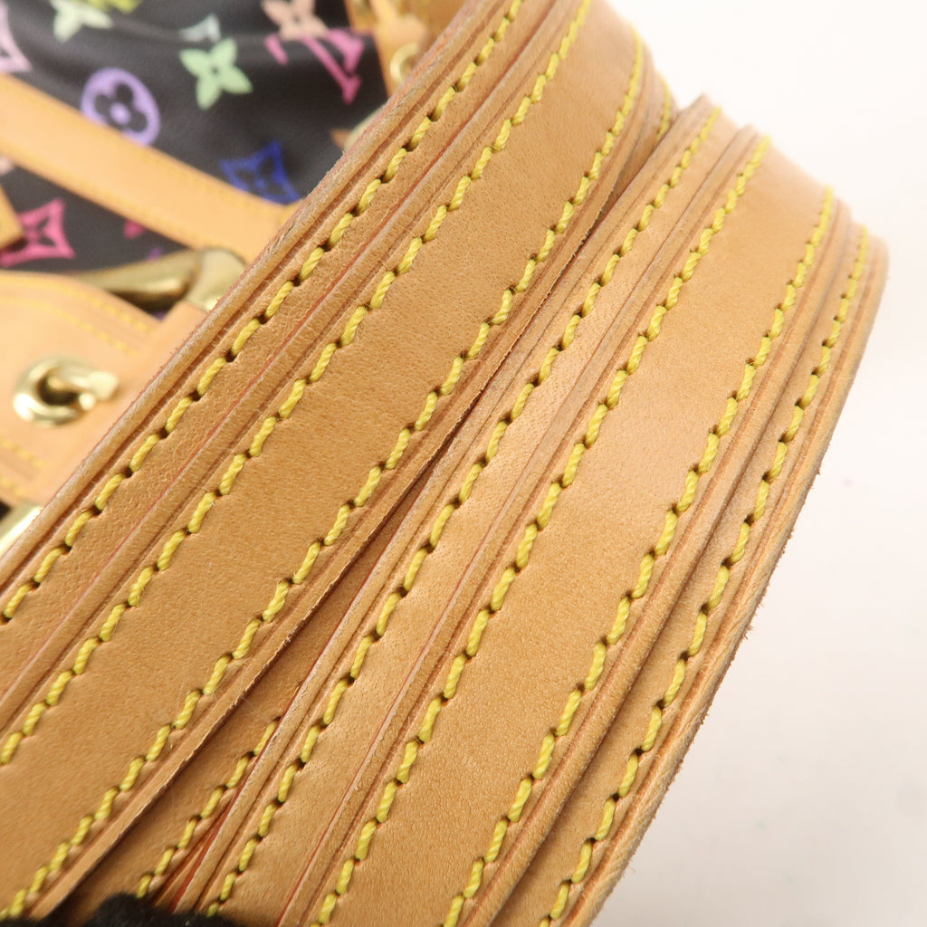 Louis Vuitton Monogram Multi Color Theda PM Hand Bag Noir M92346