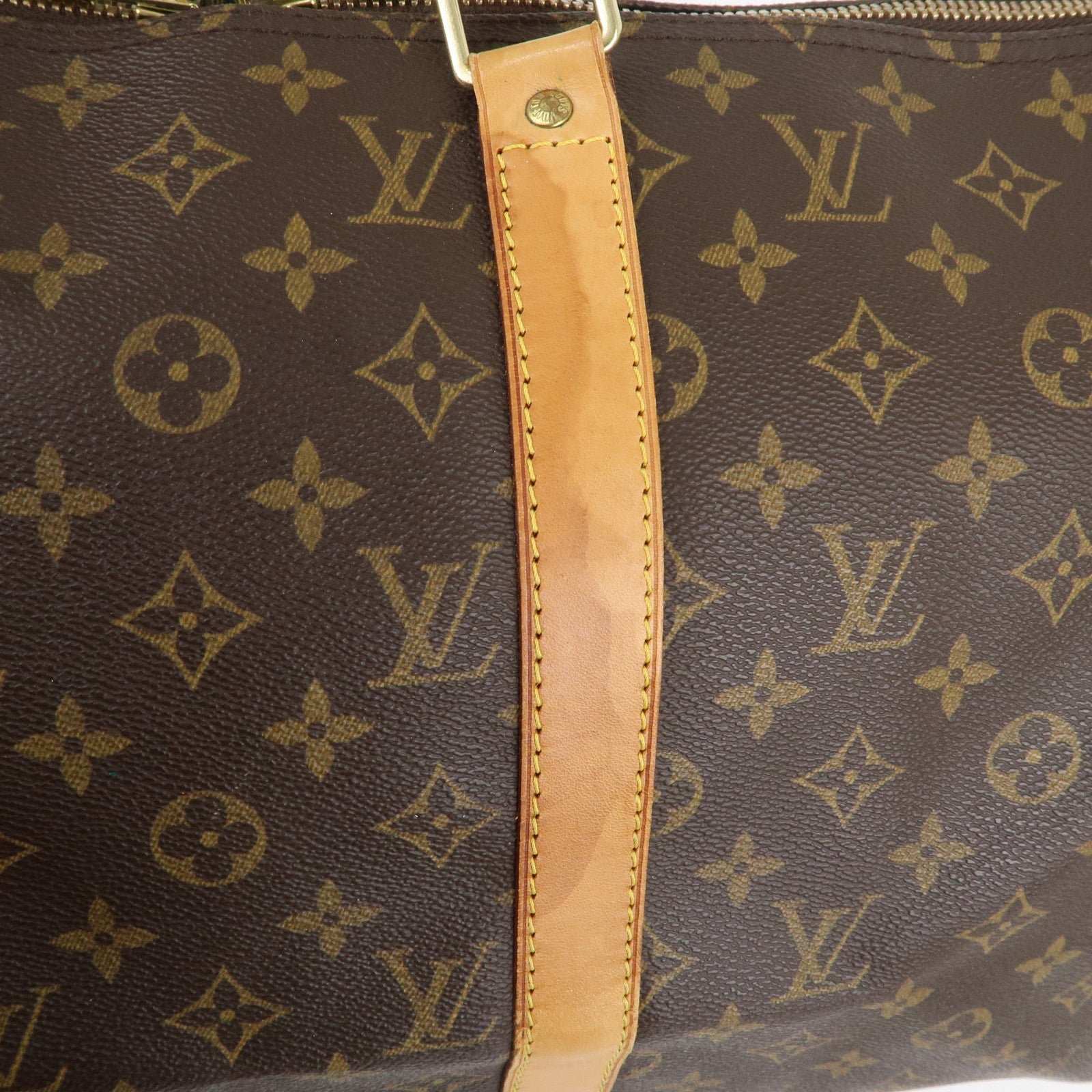 Louis Vuitton Monogram Keep All 50 Bag Brown M41426