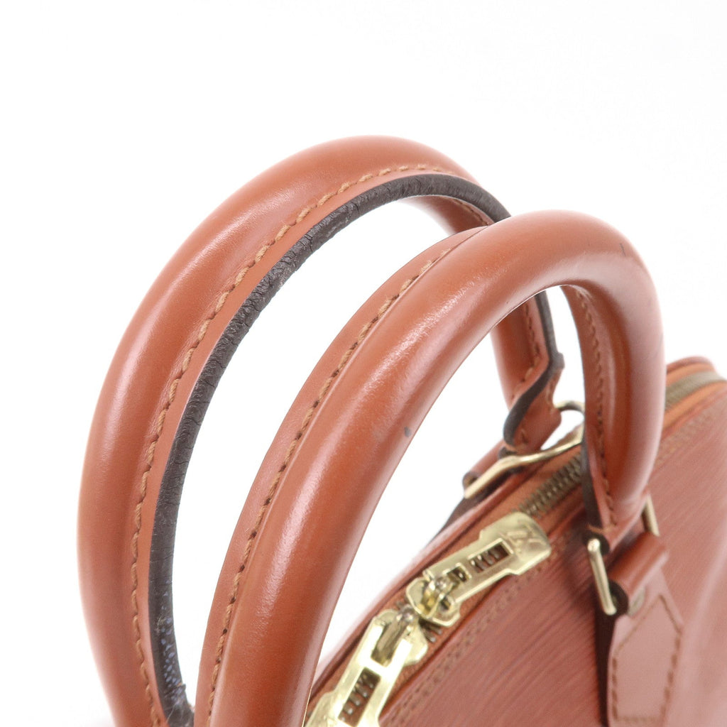 Louis Vuitton Epi Alma Hand Bag Kenya Brown M52143