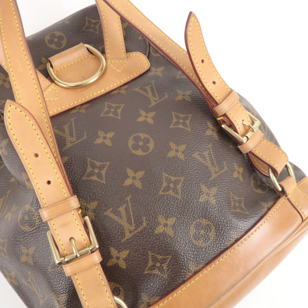 Louis Vuitton Monogram Montsouris MM Back Pack Bag Brown M51136