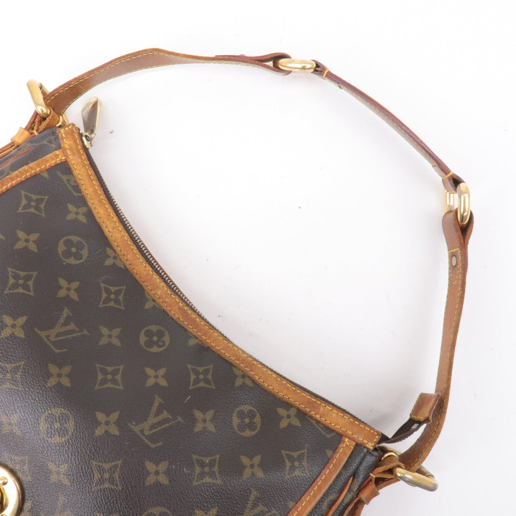 Louis Vuitton Monogram Tulum GM Shoulder Bag Brown M40075