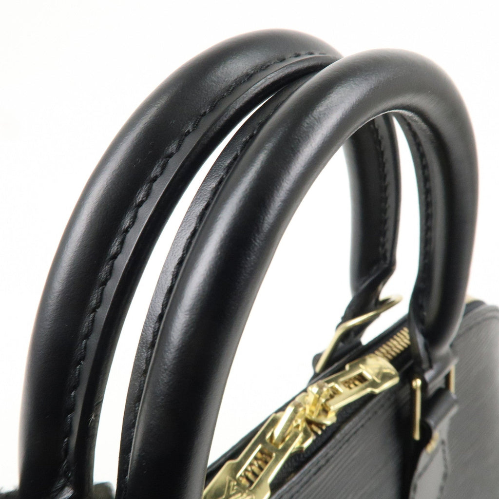 Louis Vuitton Epi Alma Hand Bag Noir Black M52142