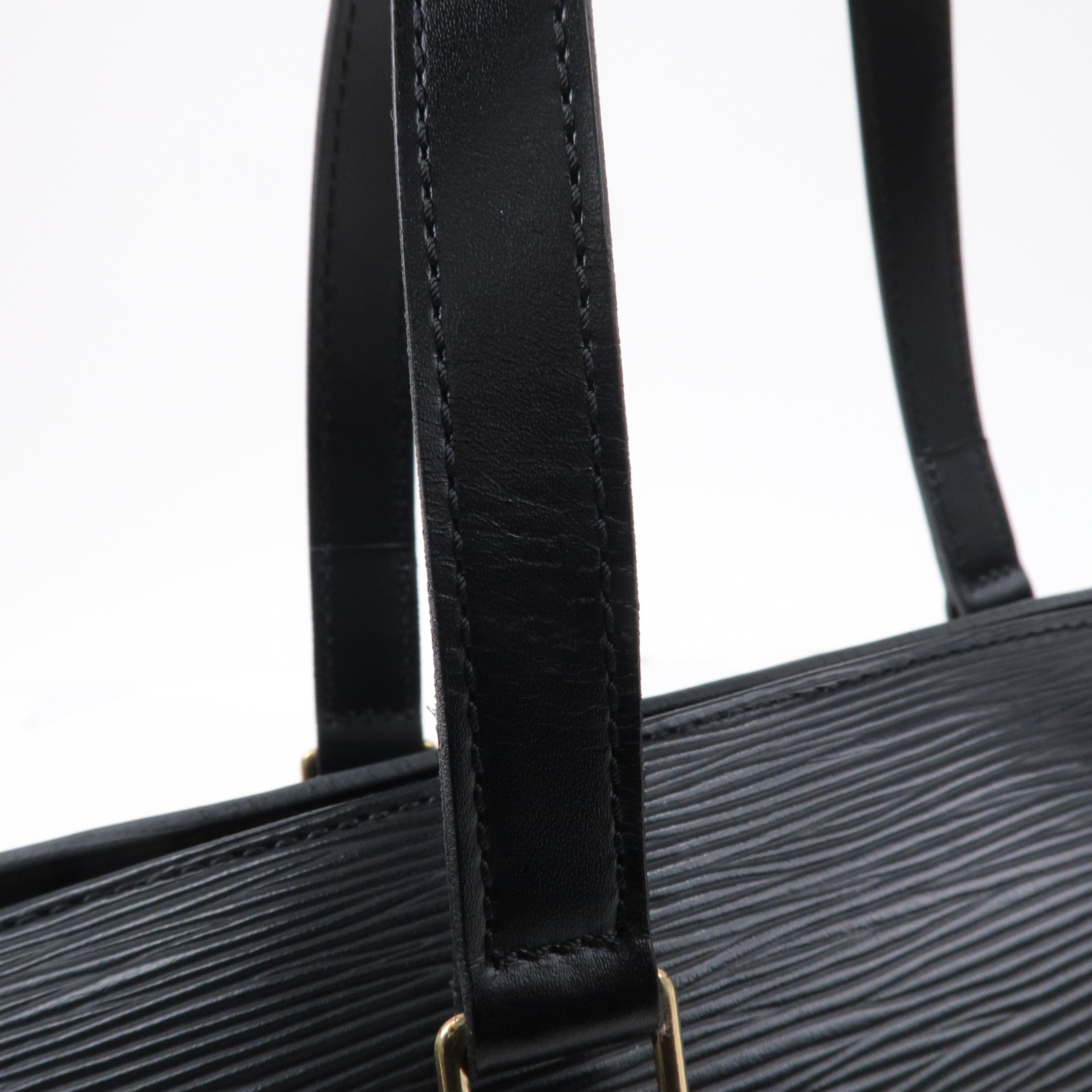 Louis Vuitton Epi Soufflot Hand Bag Noir Black M52862