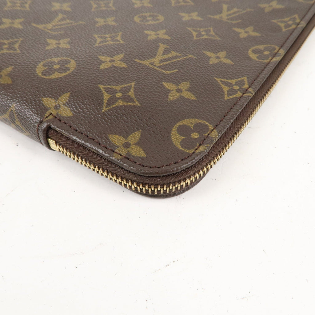 Louis Vuitton Monogram Porte Documents Clutch Bag M53456