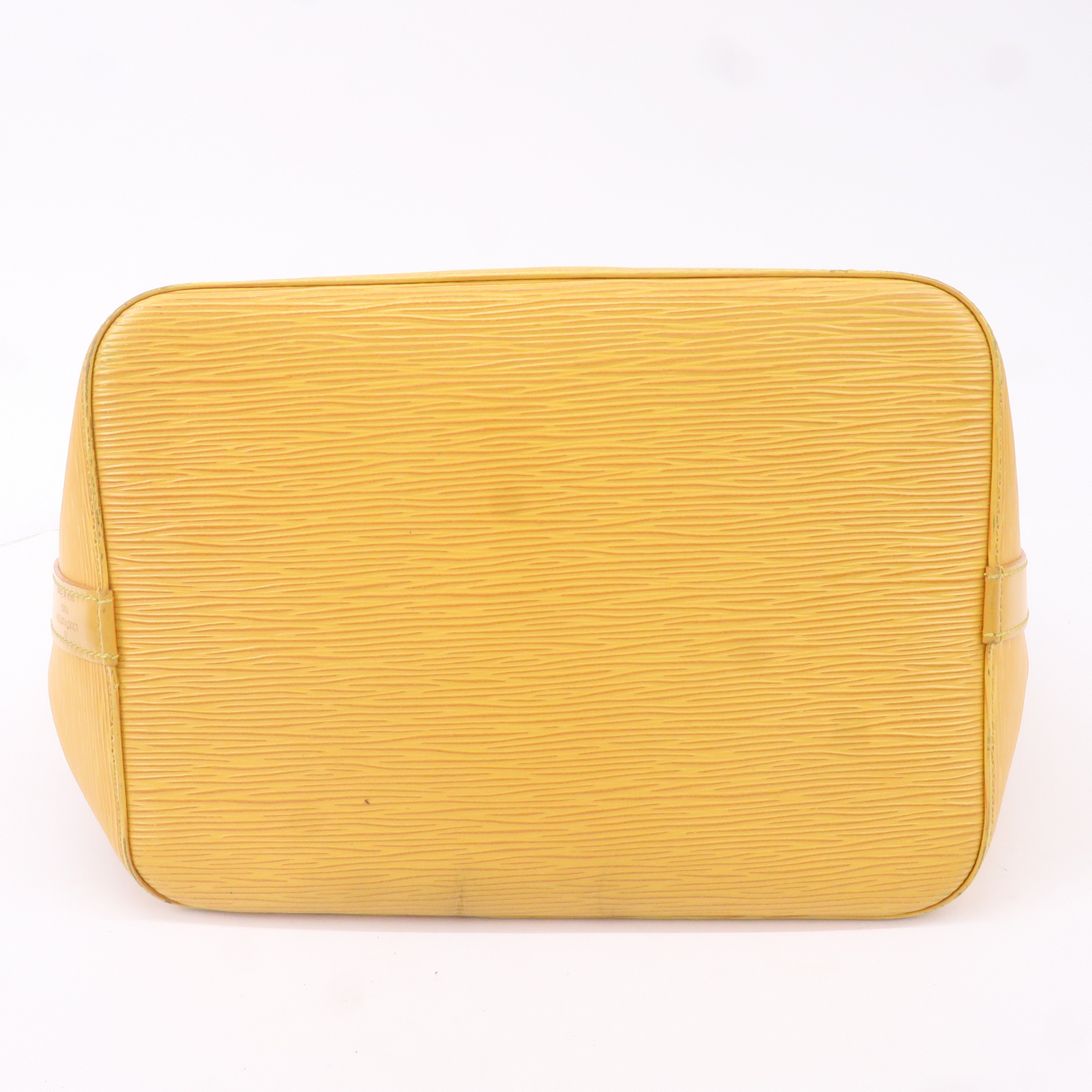 AuthenticLouis Vuitton Epi Petit Noe Shoulder Bag Tassili Yellow M44109