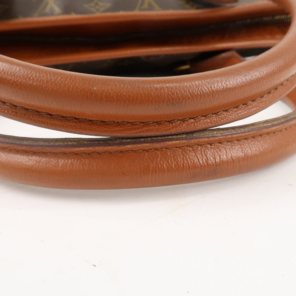 Louis Vuitton Monogram Weekend PM Hand Bag Brown M42425