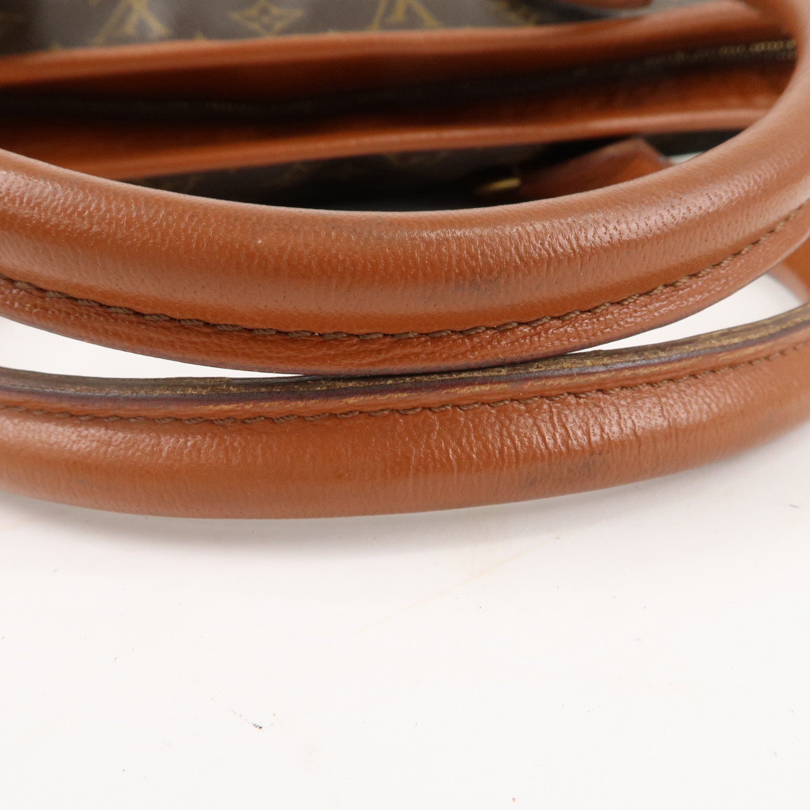 Louis Vuitton Monogram Weekend PM Hand Bag Brown M42425