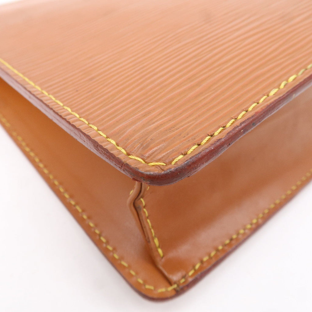 Louis Vuitton Epi Pochette Homme Clutch Bag Zipangu Gold M52528