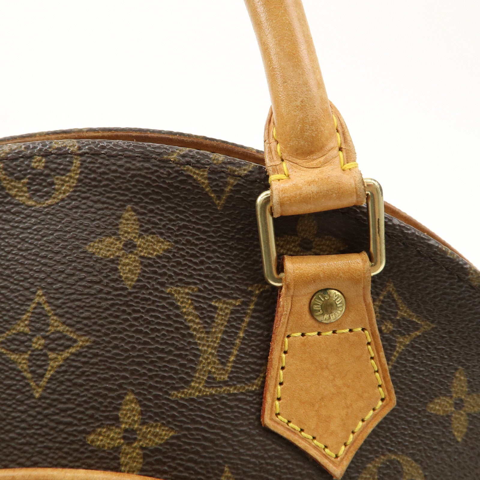 Louis Vuitton Monogram Ellipse PM Hand Bag Brown M51127