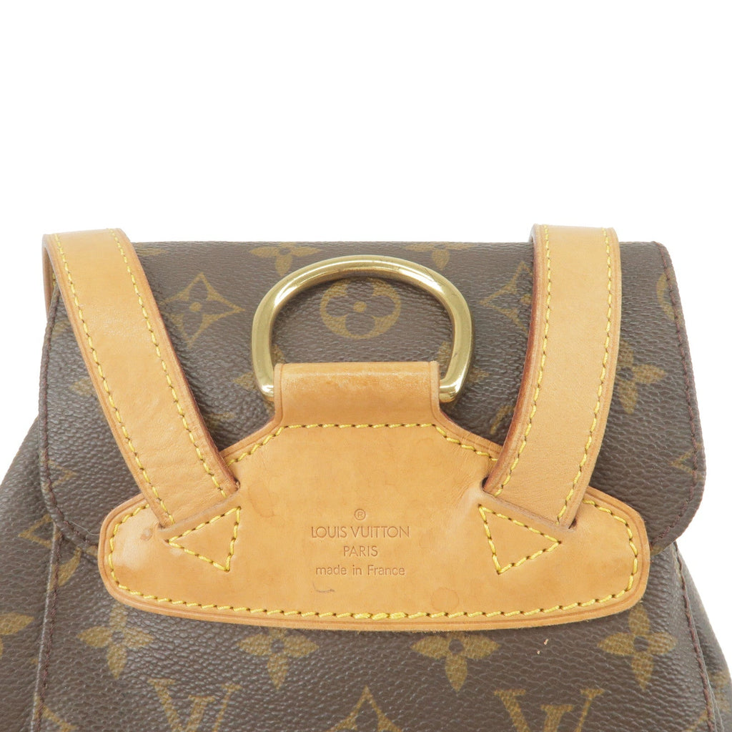 Louis Vuitton Monogram Montsouris MM Back Pack Bag M51136