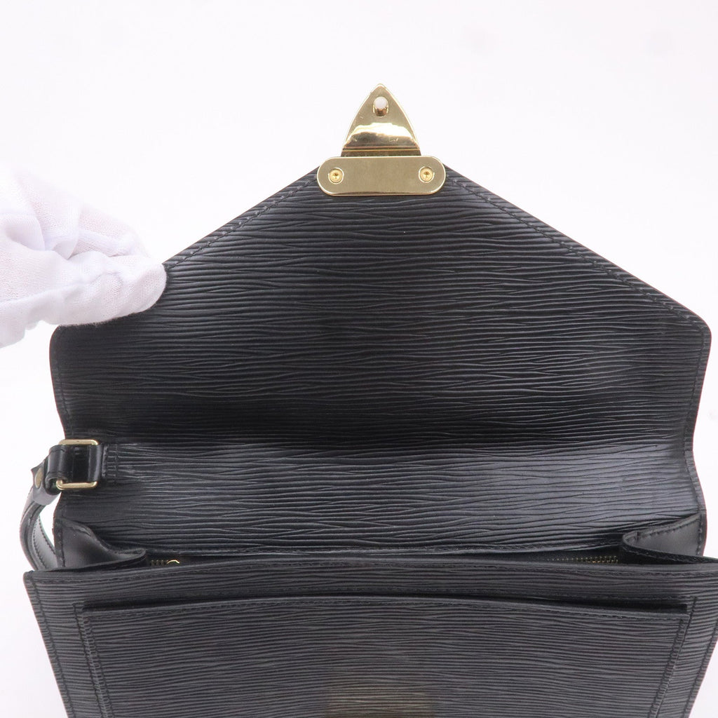 Louis Vuitton Set of 2 Epi Clutch Bag Black M52612 M52522