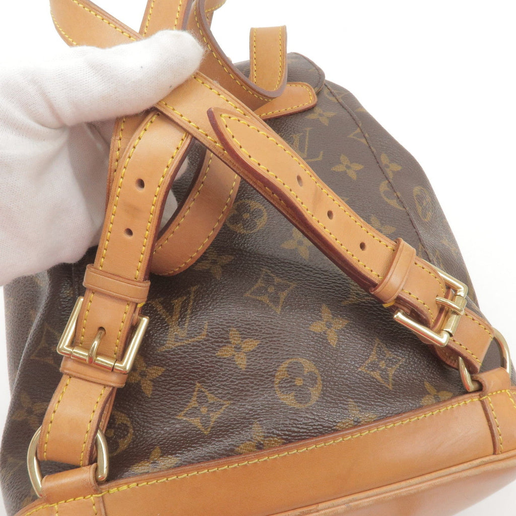 Louis Vuitton Monogram Montsouris MM Back Pack Bag M51136