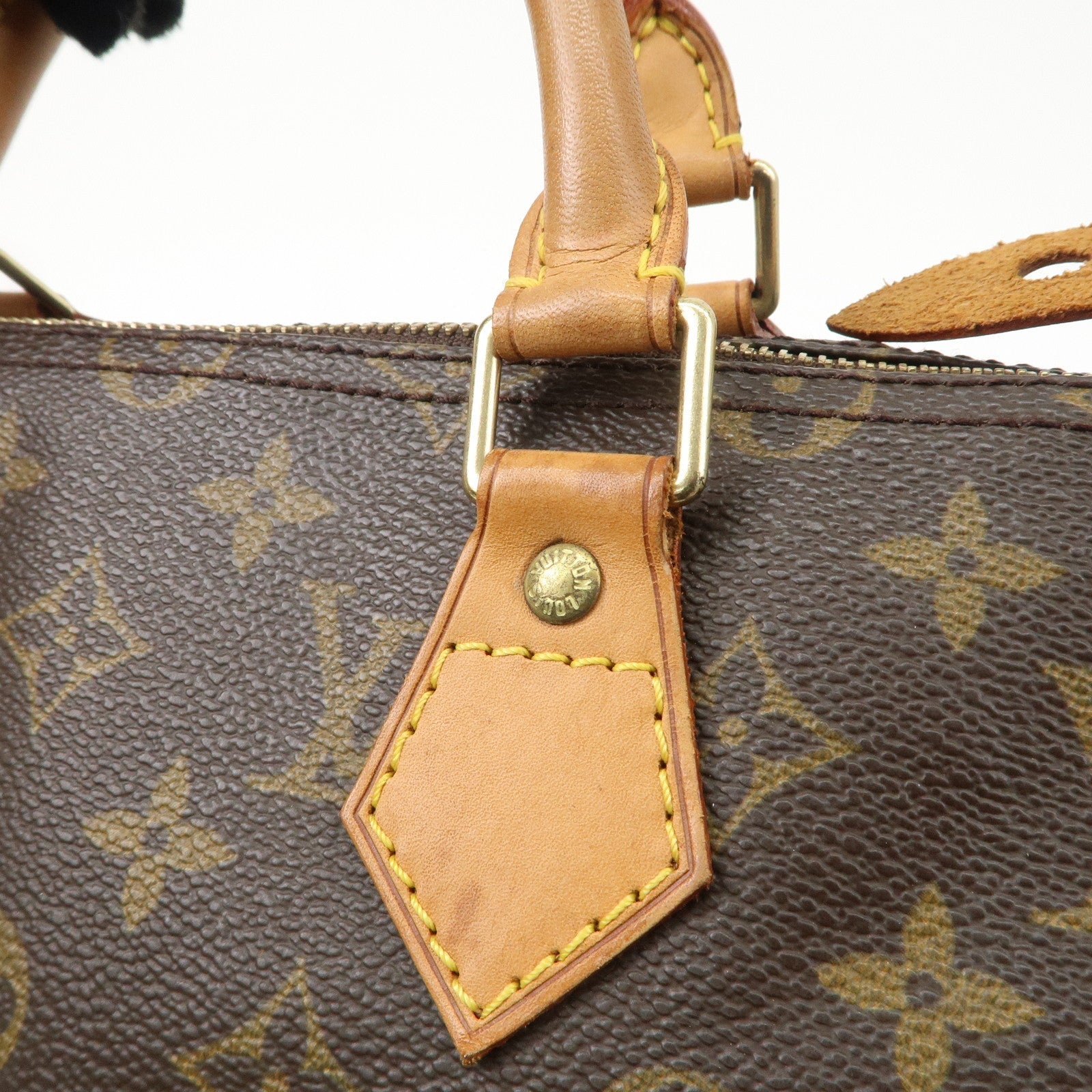 Louis Vuitton Monogram Speedy 35 Hand Bag Boston Bag M41524