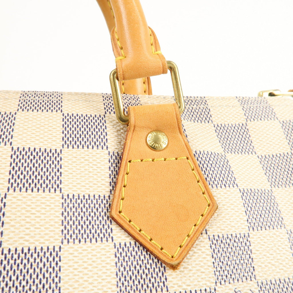 Louis Vuitton Damier Azur Speedy 30 Boston Hand Bag N41533