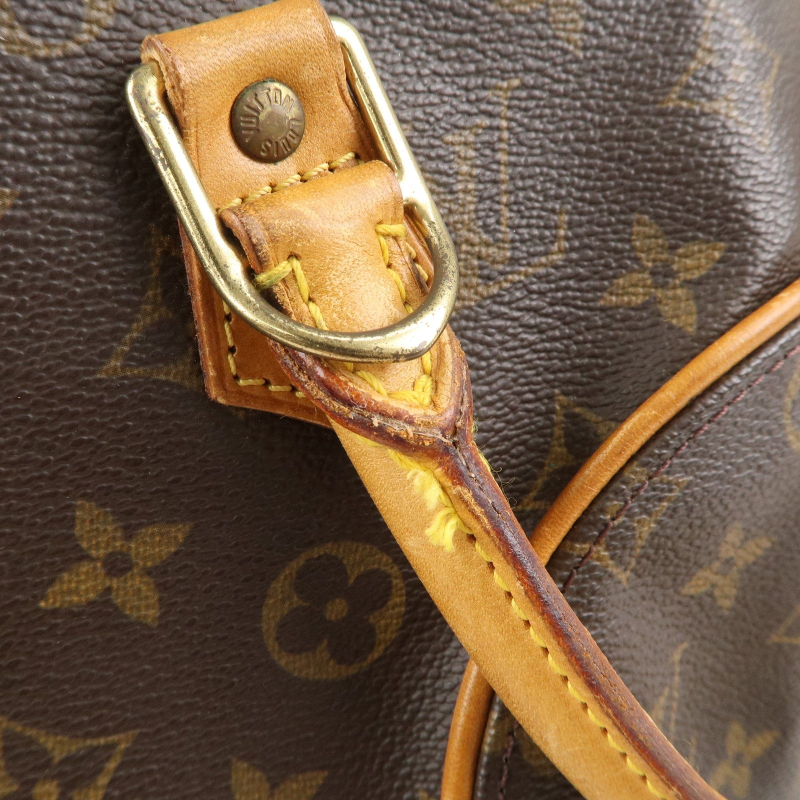 Louis Vuitton Monogram Ellipse MM Hand Bag Brown M51126