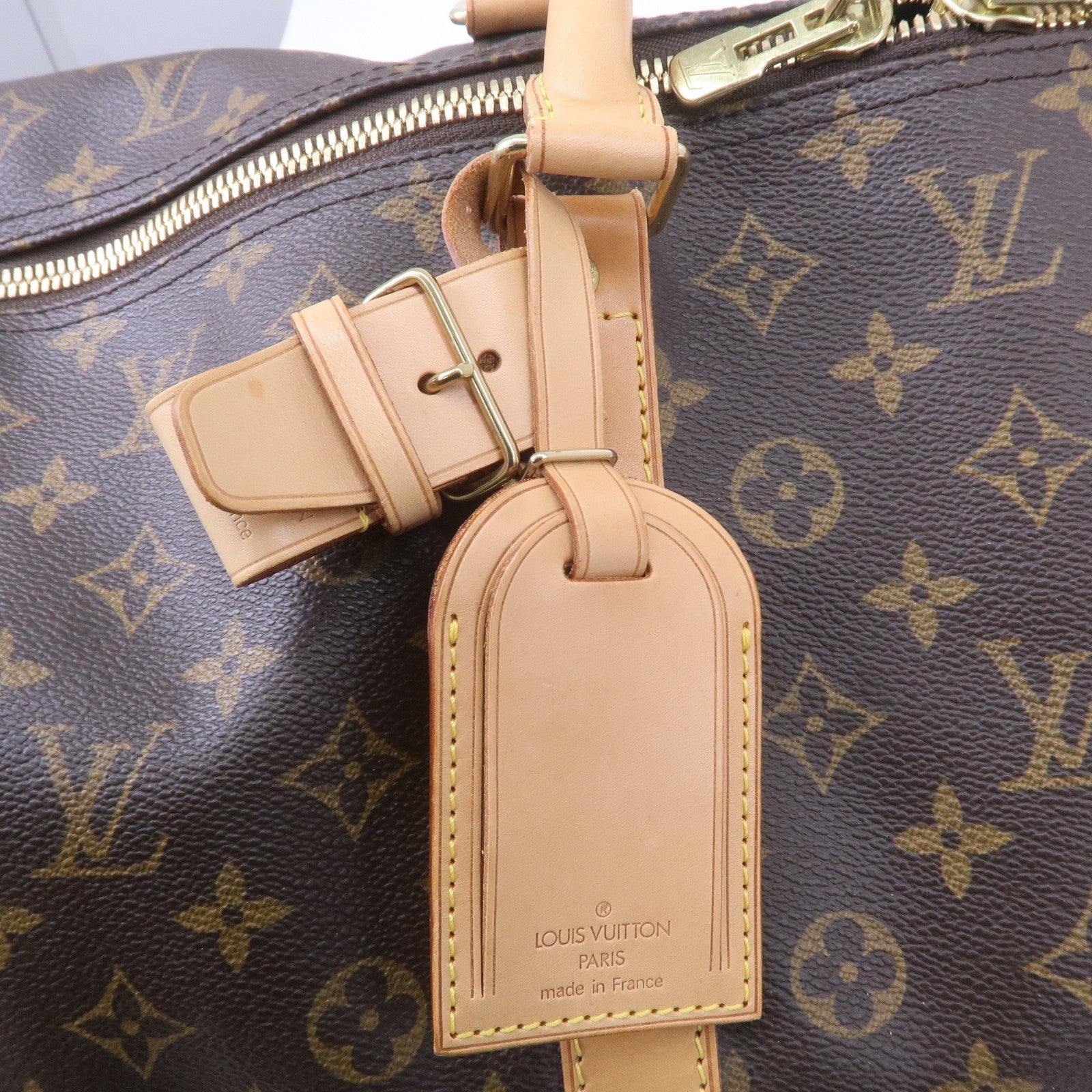 Louis Vuitton Monogram Keep All 60 Boston Bag Brown M41422