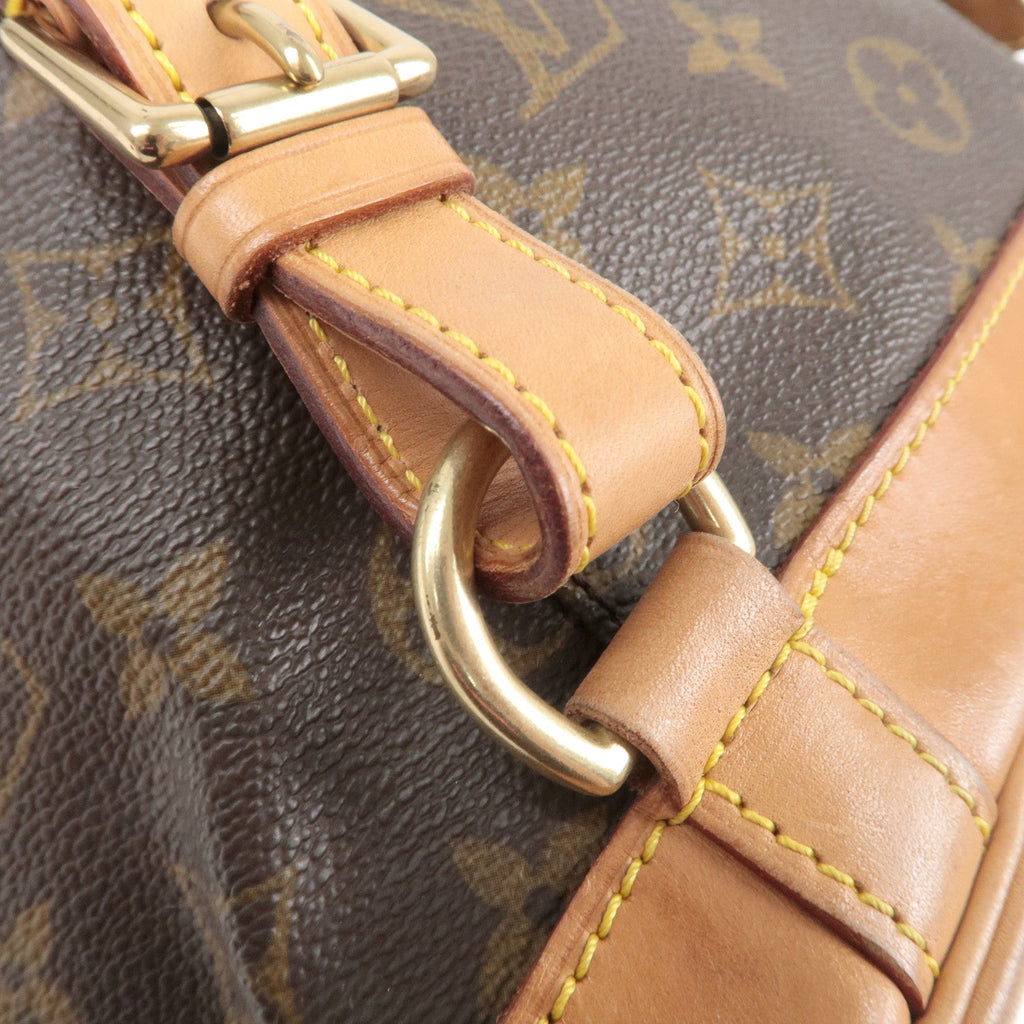 Louis Vuitton Monogram Montsouris MM Back Pack Bag Brown M51136