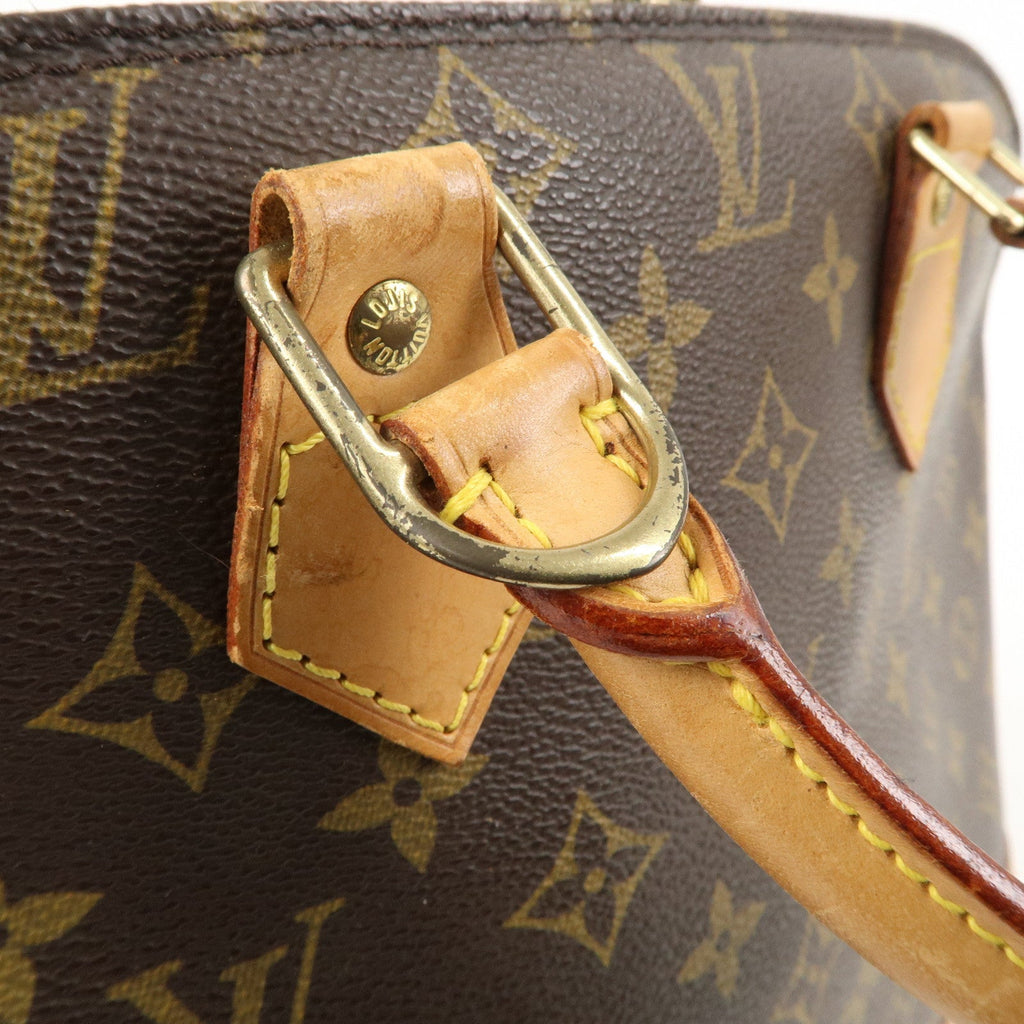 Louis Vuitton Monogram Alma Hand Bag Brown M51130