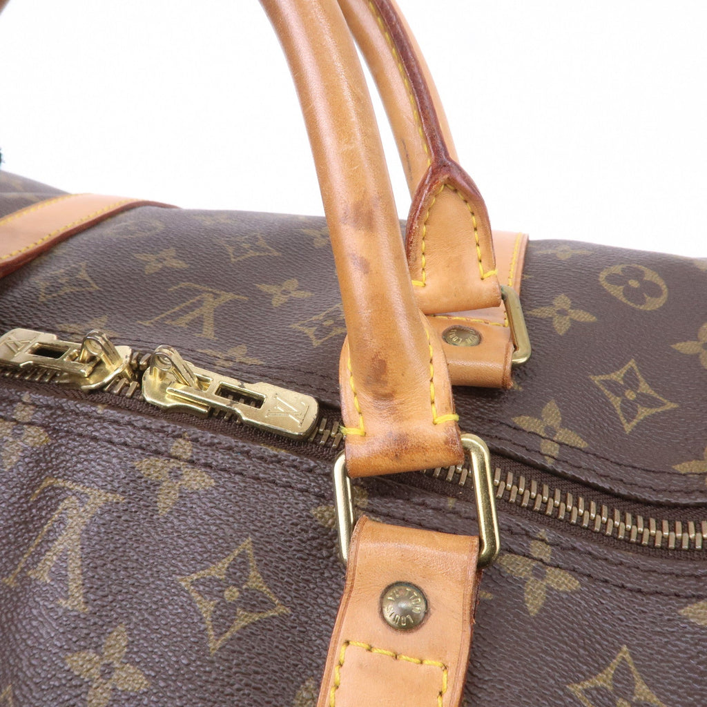 Louis Vuitton Monogram Keep All 60 Boston Bag Brown M41422
