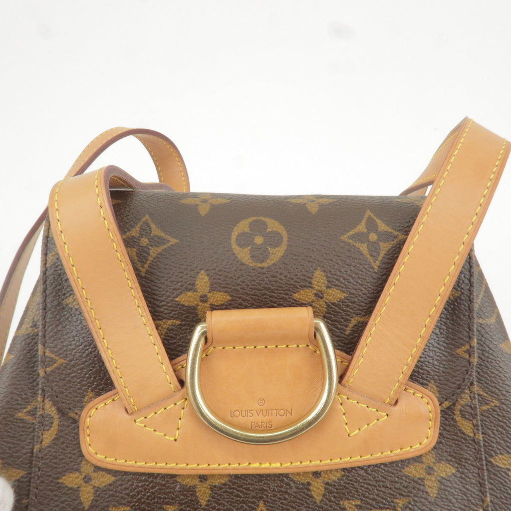 Louis Vuitton Monogram Montsouris MM Back Pack Bag M51136