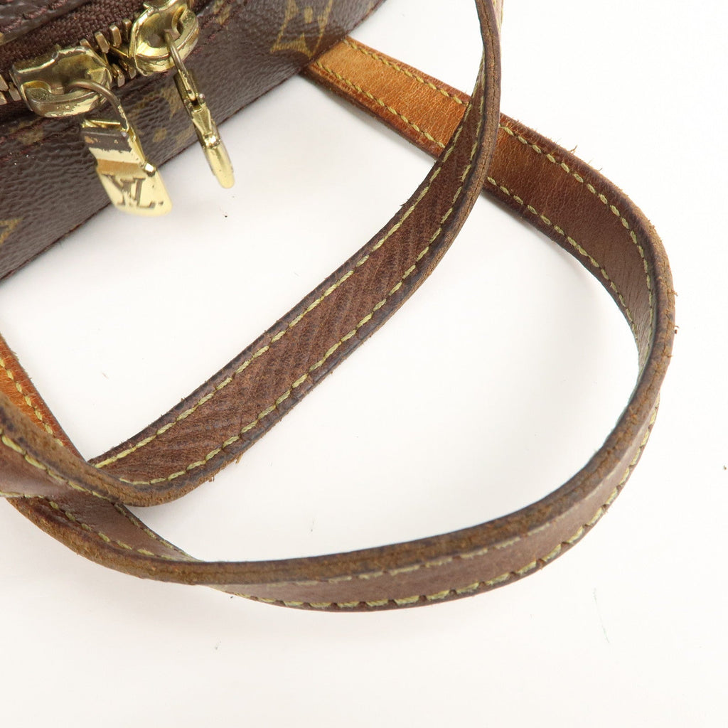 Louis Vuitton Monogram Spontini Hand Bag Brown M47500