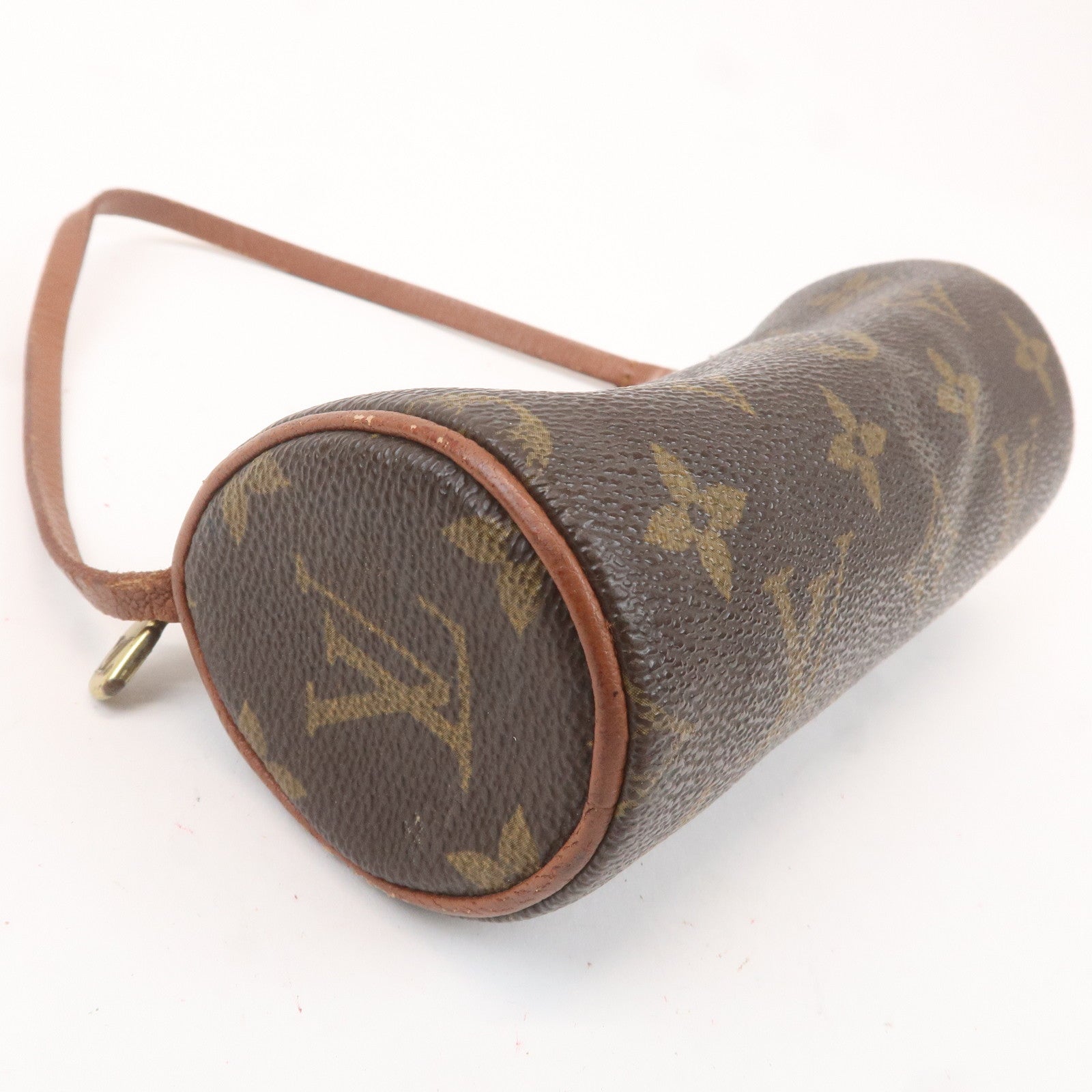 Louis Vuitton Set of 2 Monogram Pouch for Papillon Bag Brown