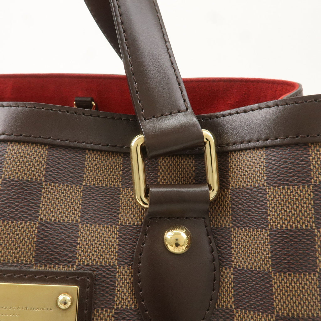 Louis Vuitton Damier Ebene Hampstead PM Hand Bag Brown N51205