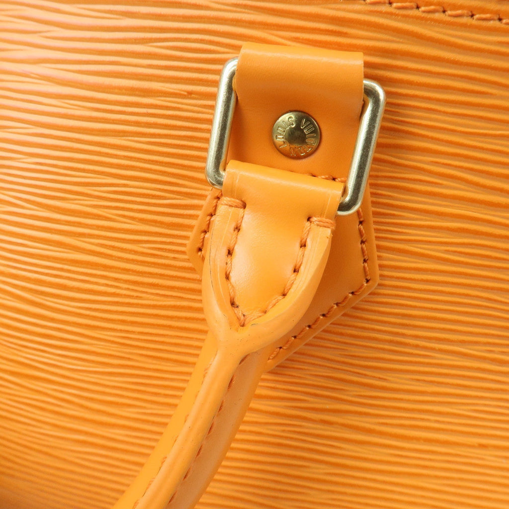 Louis Vuitton Epi Alma Hand Bag Mandarin Orange M5124H